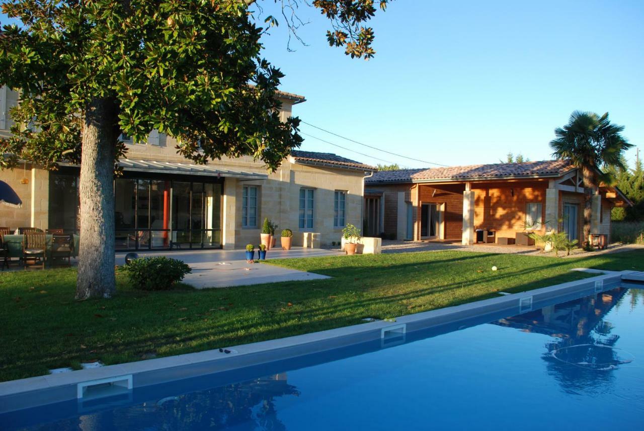 Bed and Breakfast Les Ambèles Saint-Magne-de-Castillon Esterno foto