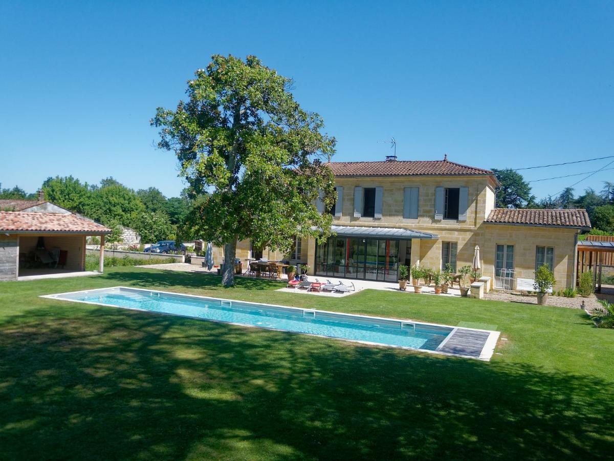 Bed and Breakfast Les Ambèles Saint-Magne-de-Castillon Esterno foto